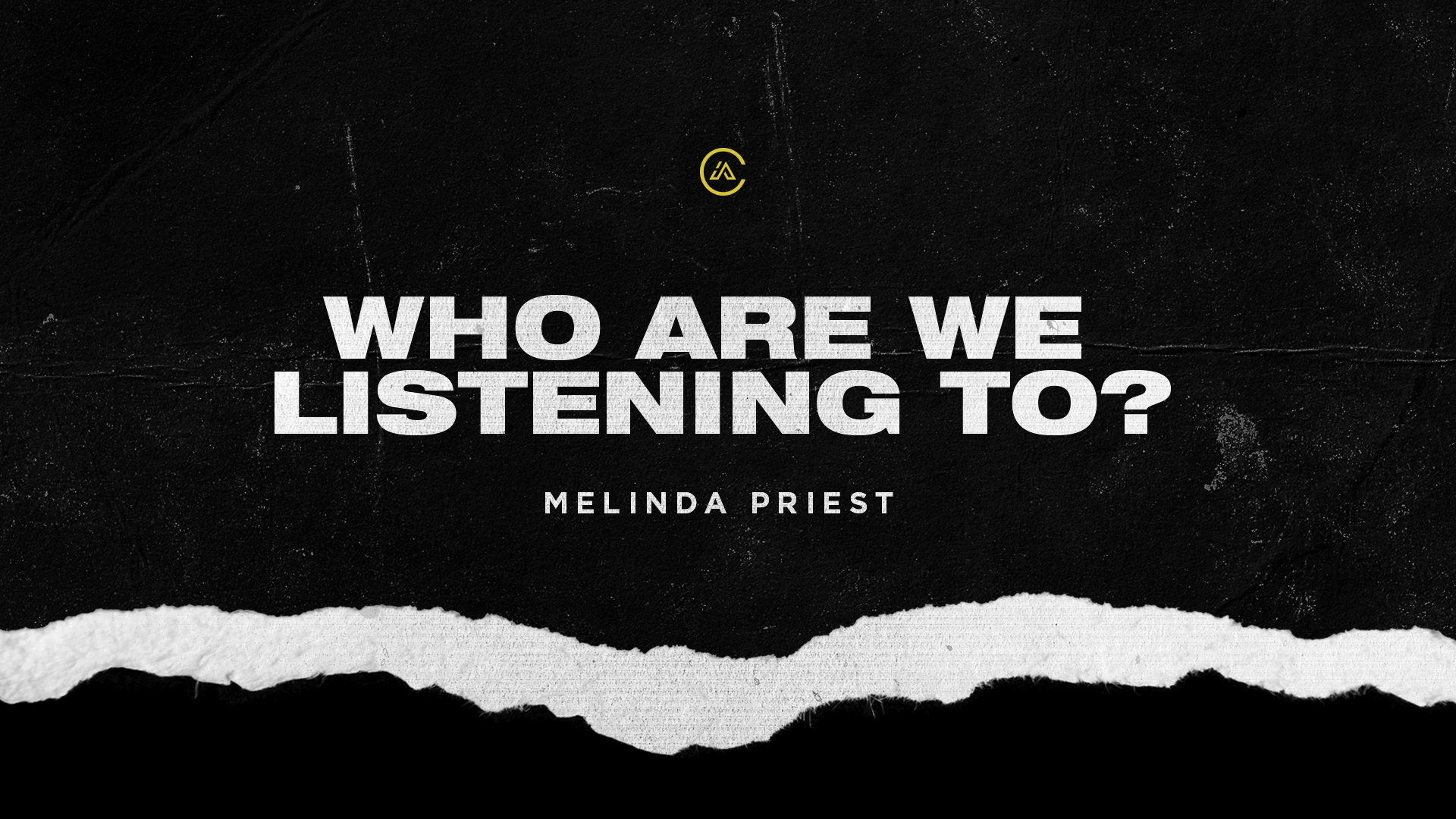 Who are we listening to